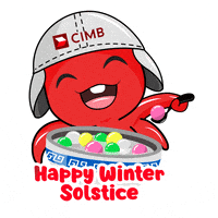 每日GIF(2021-12-22)的gif-Winter Solstice Yule GIF by CIMB Bank