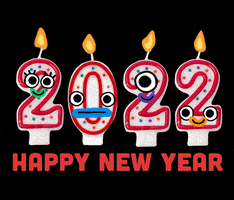 每日GIF(2021-12-29)的gif-Happy New Year Celebration GIF by GIPHY Studios Originals