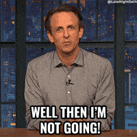 每日GIF(2022-01-30)的gif-Go Get Out GIF by Late Night with Seth Meyers