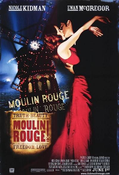 红磨坊 Moulin Rouge!的海报-预告海报 美国